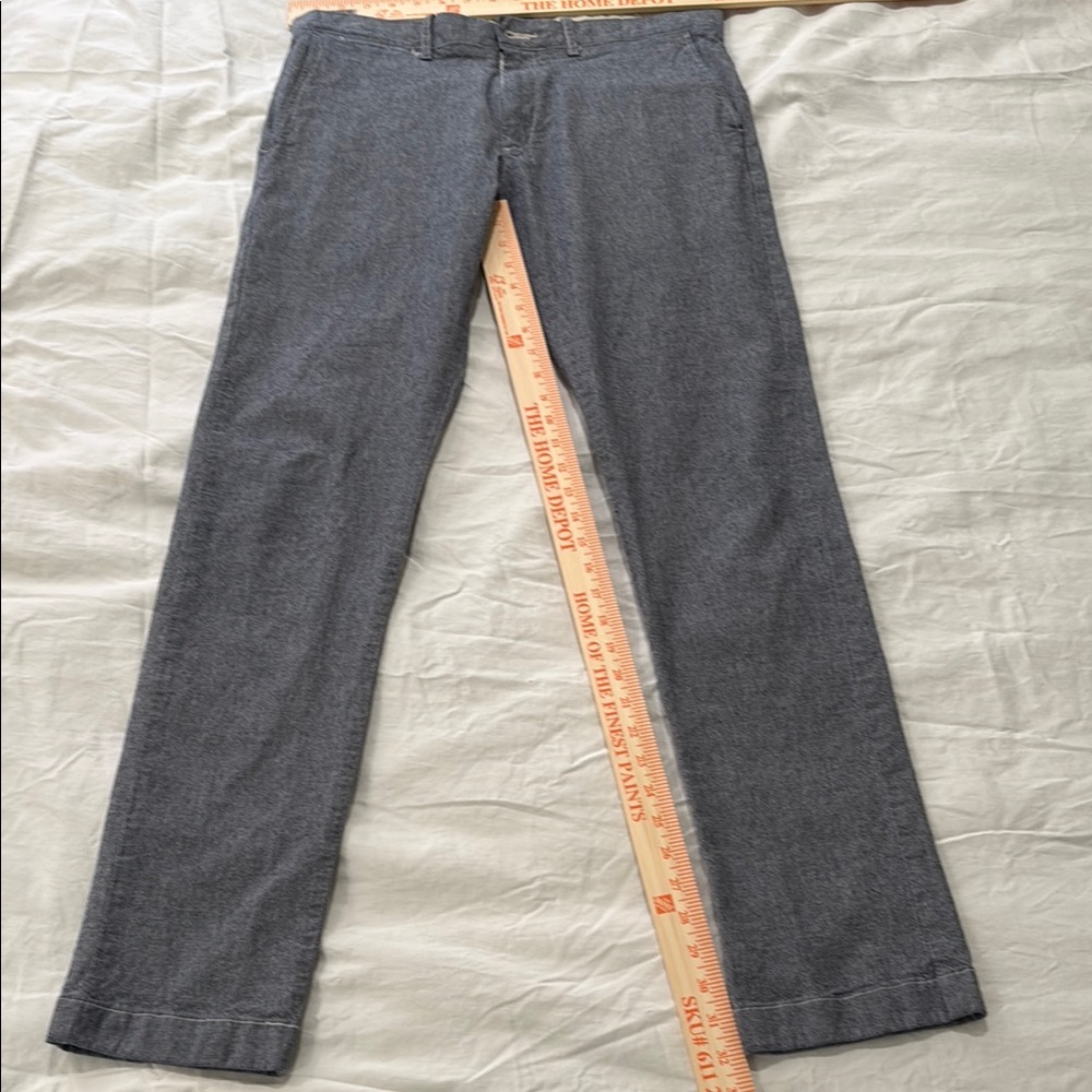 J. Crew 484 Slim Fit 32x34 Blue Gray Chinos Versatile and Stylish